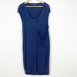 Diesel black gold navy blue shift dress size xxs
